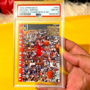 1992 upper deck michael Jordan #453